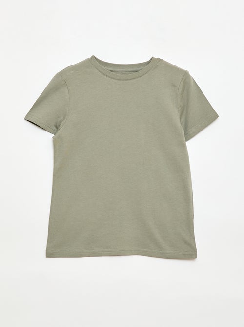 T-shirt basica in jersey tinta unita - Kiabi T-shirt basica in jersey tinta unita - Kiabi