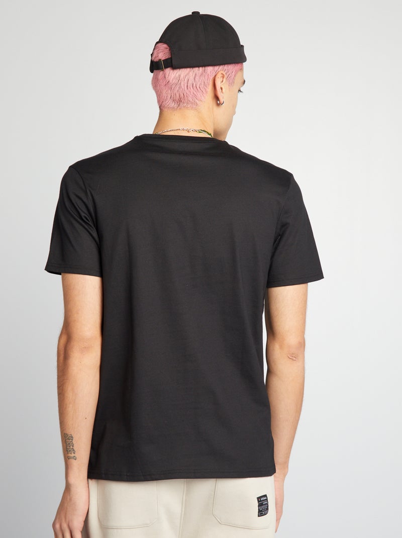 T-shirt basica nero - Kiabi