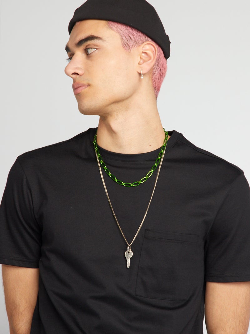 T-shirt basica nero - Kiabi