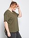     T-shirt basica oversize vista 2
