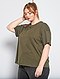     T-shirt basica oversize vista 3
