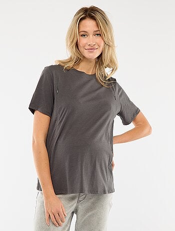T-shirt basic allattamento maniche corte