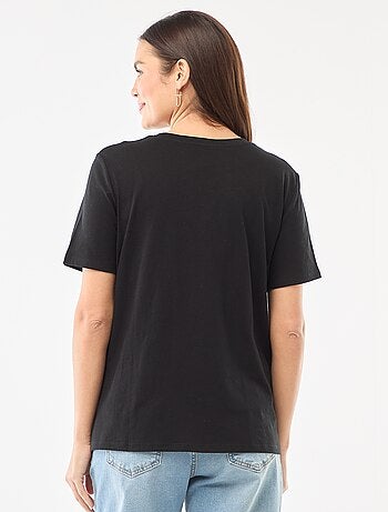 T-shirt basico da allattamento a maniche corte