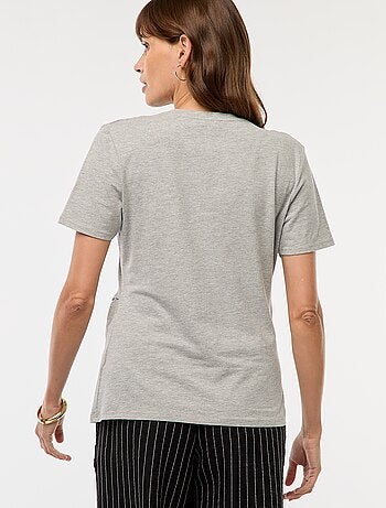 T-shirt basico per allattamento