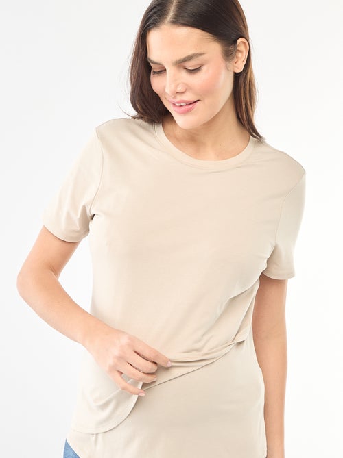 T-shirt basico per allattamento - Kiabi