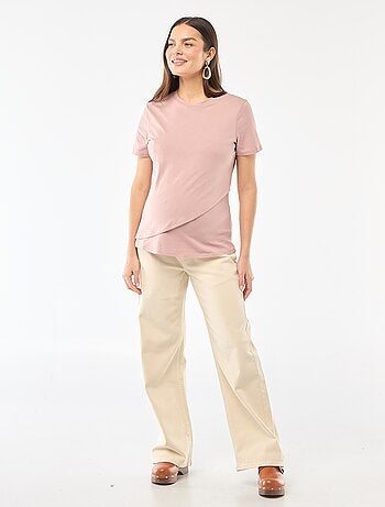 T-shirt basico per allattamento