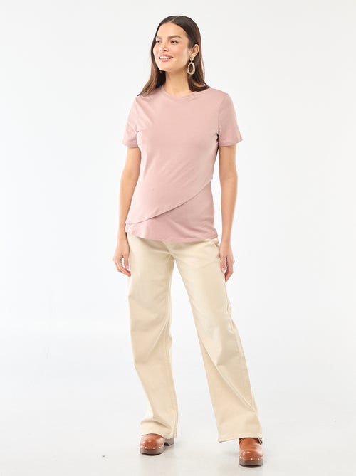 T-shirt basico per allattamento - Kiabi