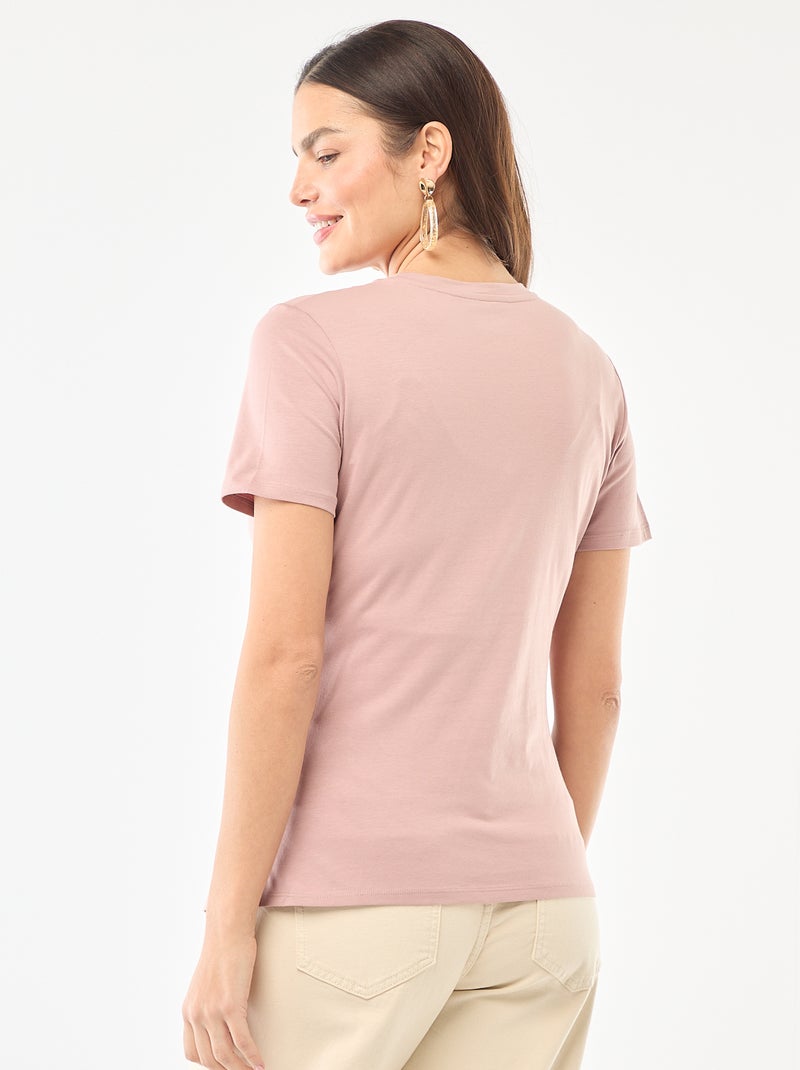 T-shirt basico per allattamento Rosa - Kiabi