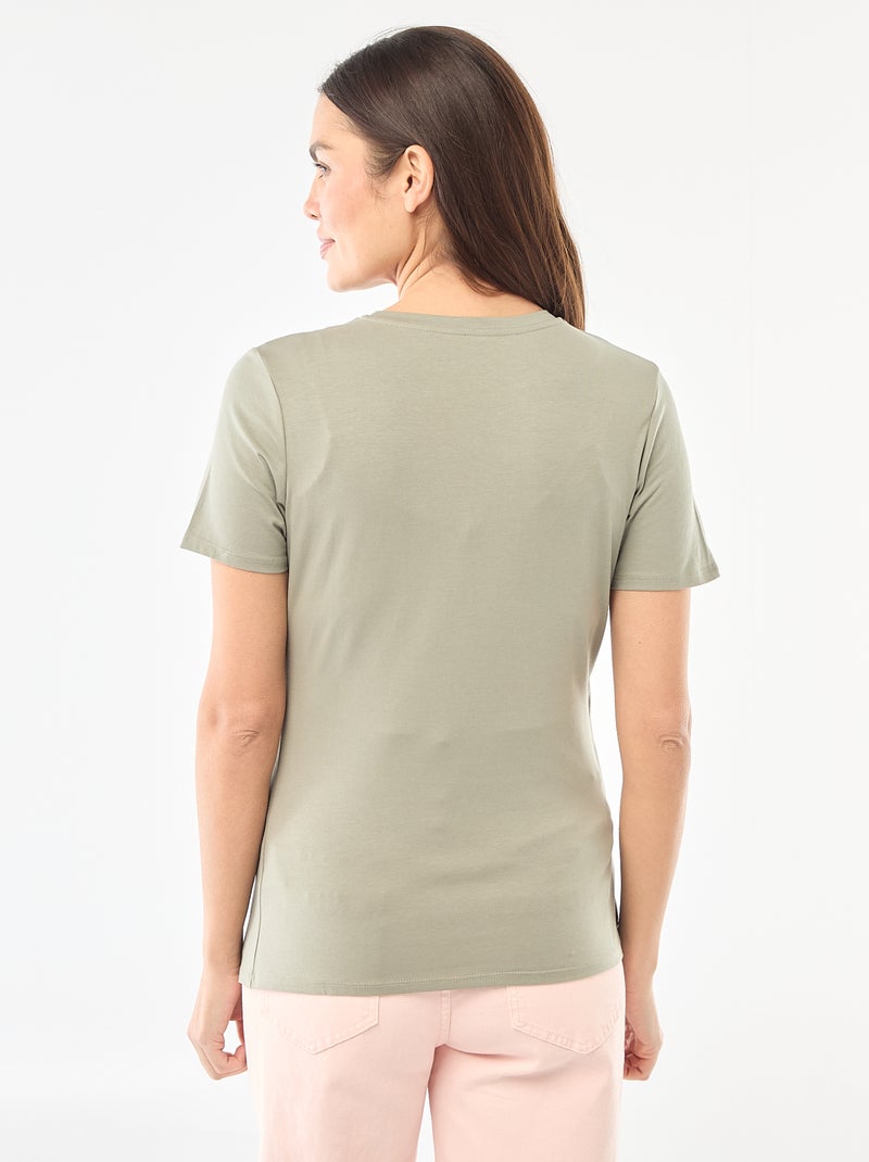 T-shirt basico per allattamento Verde - Kiabi