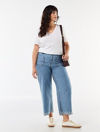 T-shirt basico scollo a V e maniche corte