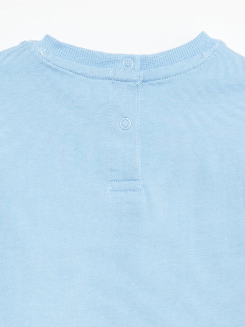 T-shirt basico senza maniche Blu - Kiabi