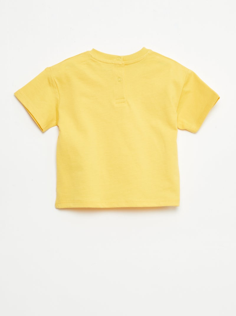 T-shirt basico senza maniche Giallo - Kiabi