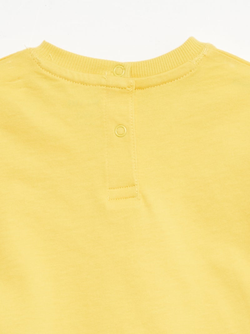 T-shirt basico senza maniche Giallo - Kiabi