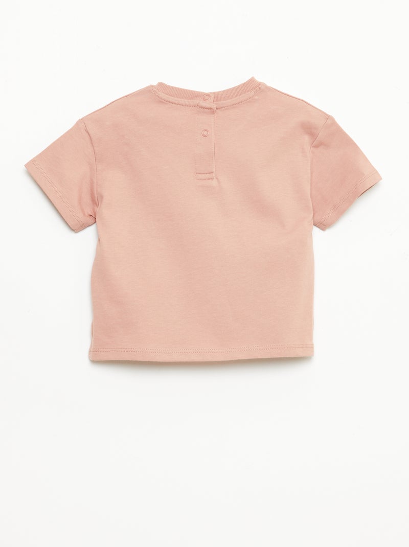 T-shirt basico senza maniche Rosa - Kiabi