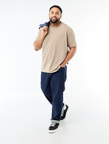 T-shirt basico tinta unita regular fit