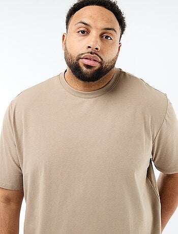 T-shirt basico tinta unita regular fit