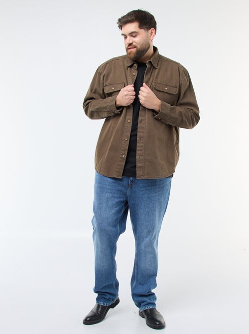 T-shirt basico tinta unita regular fit - Kiabi