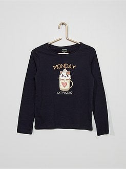 T-shirt Bambina In Cotone MARSHMALLOW | Petit Bateau - Foto 9