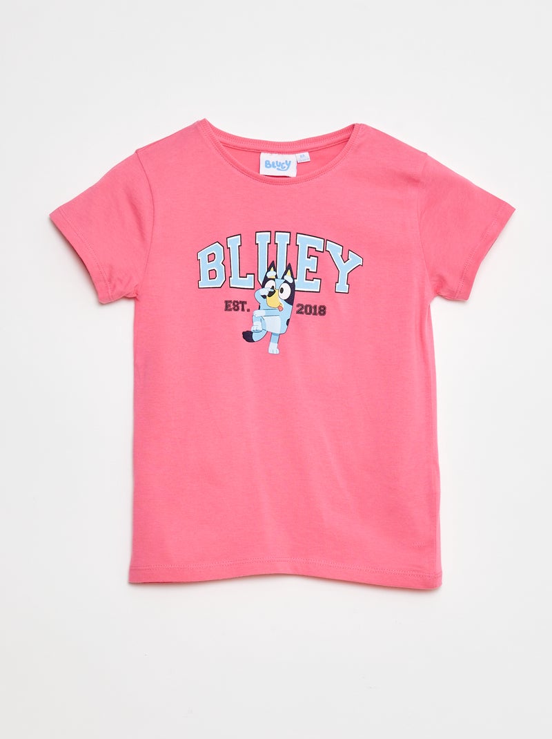 T-shirt 'Bluey' a maniche corte ROSA - Kiabi