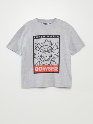 T-shirt 'Bowser' 'Super Mario' 'Nintendo'