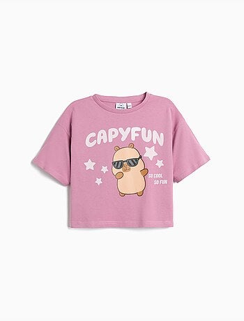 T-shirt Boxy CapyFun, MO Fashion