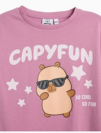 T-shirt Boxy CapyFun, MO Fashion