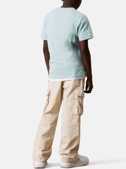 T-Shirt Calvin Klein Jeans da Ragazzo con Logo - Kiabi