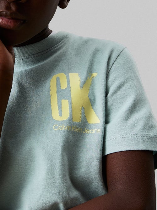 T-Shirt Calvin Klein Jeans da Ragazzo con Logo - Kiabi