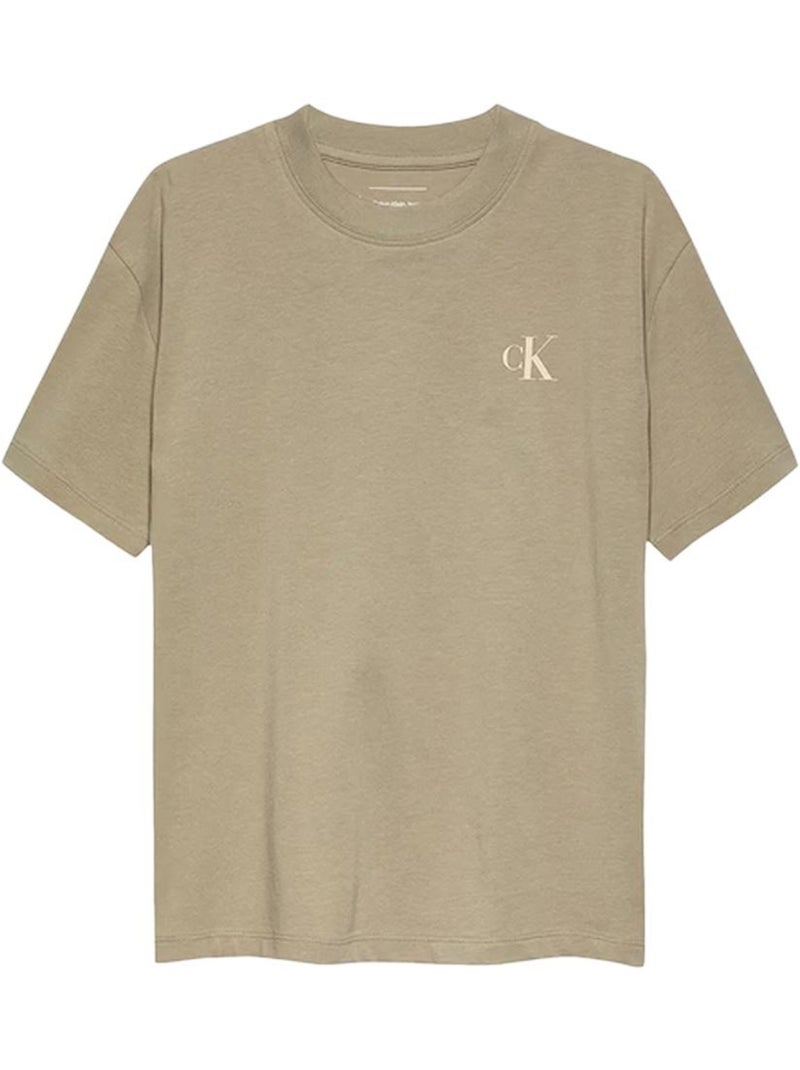T-Shirt Calvin Klein Jeans per Ragazzo Marrone cappuccino - Kiabi