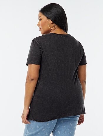 T-shirt 'Carmakoma' con leopardo stampato