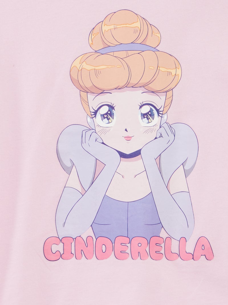 T-shirt 'Cenerentola 'Disney' ROSA - Kiabi
