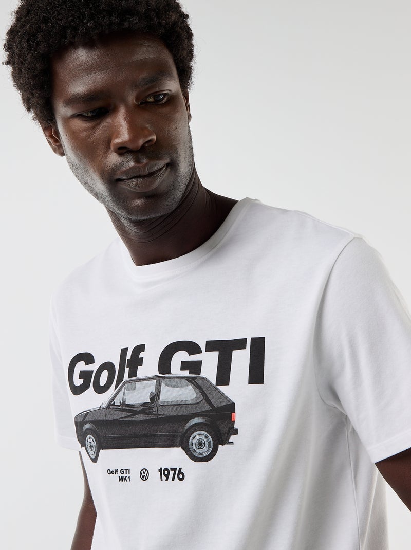 T-shirt che celebra la 'Golf GTI' 'Volkswagen' Bianco - Kiabi