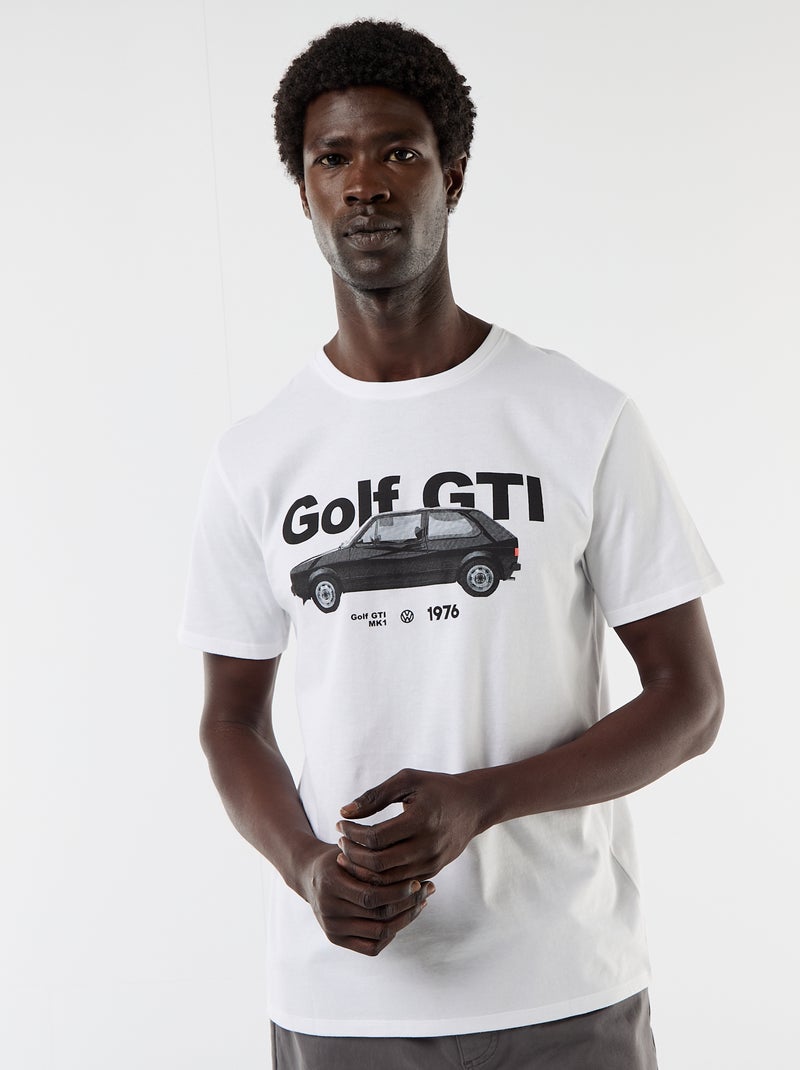 T-shirt che celebra la 'Golf GTI' 'Volkswagen' Bianco - Kiabi