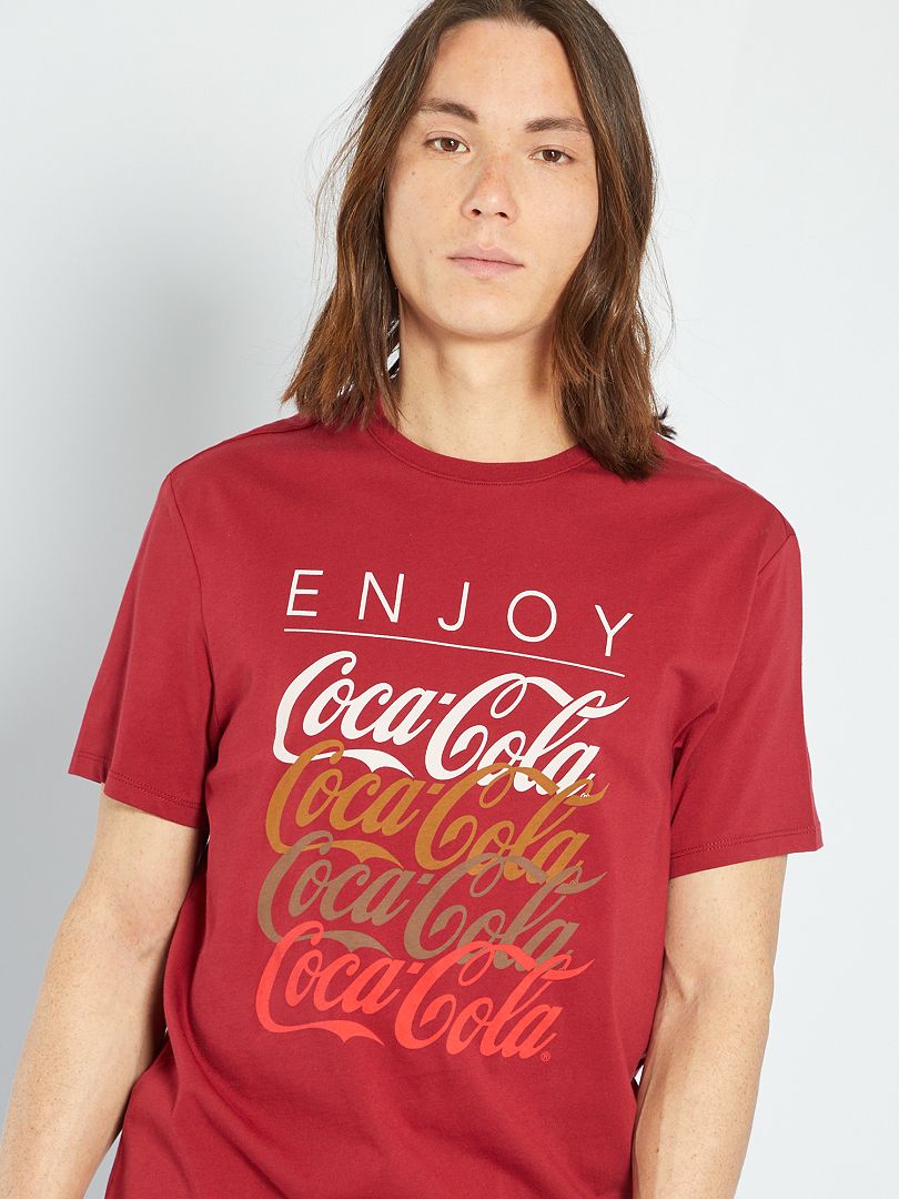 T-shirt 'Coca-Cola' ROSSO - Kiabi