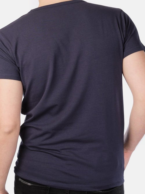 T-shirt col collo a V unito - Kiabi