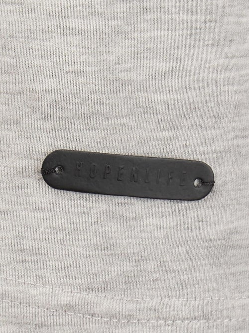 T-shirt col collo a V unito - Kiabi