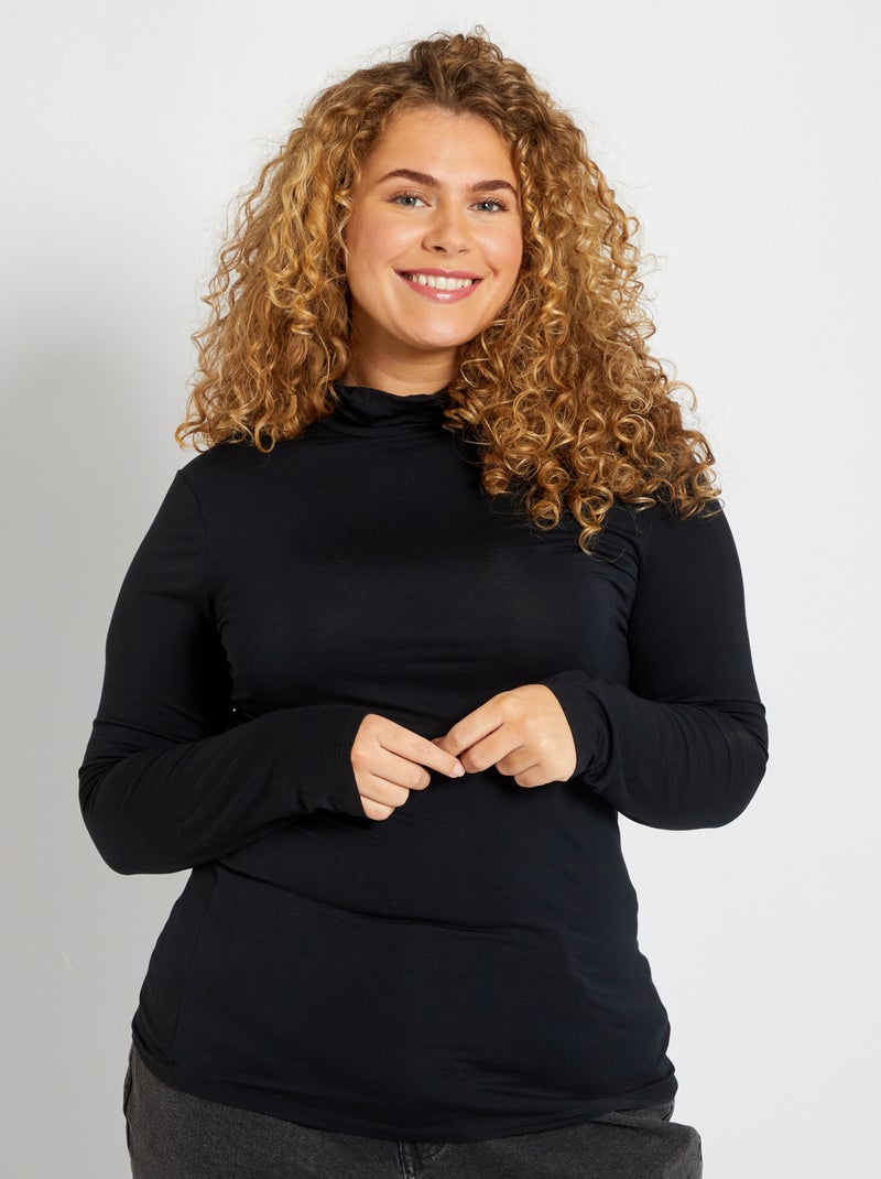 CRISPI Cardigan Uomo Nero - Maglione Dolcevita Manica Lunga, Lavabile In Lavatrice A Bassa Temperatura - Foto 7