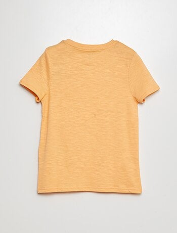 T-shirt collo serafino a maniche corte