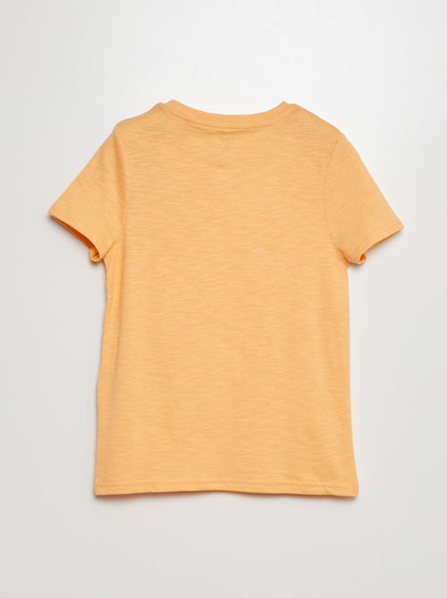 T-shirt collo serafino a maniche corte - Kiabi