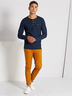 T-shirt collo serafino eco-sostenibile - Kiabi