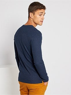 T-shirt collo serafino eco-sostenibile - Kiabi