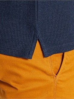 T-shirt collo serafino eco-sostenibile - Kiabi