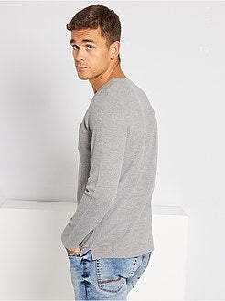 T-shirt collo serafino eco-sostenibile - Kiabi