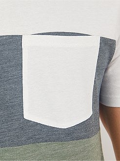 Uomini alti più di 190cm - T-shirt color block +1 m 90 - Kiabi