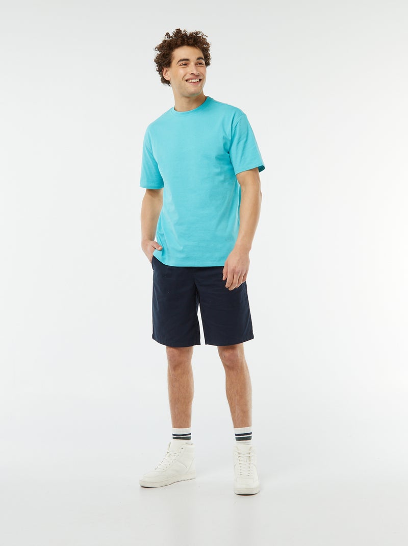 T-shirt comfort fit BLU - Kiabi