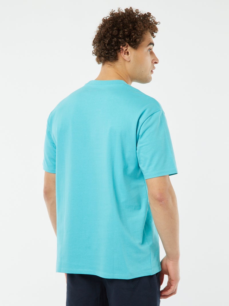 T-shirt comfort fit BLU - Kiabi