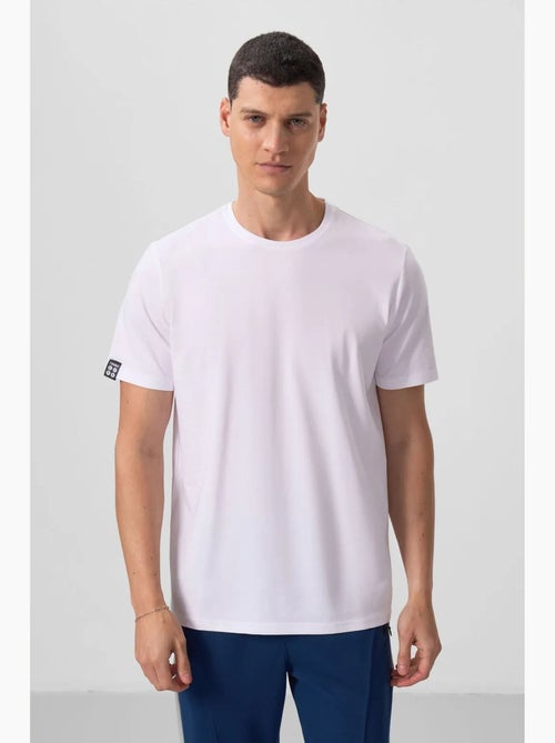 T-shirt comfort fit con girocollo tommy - Kiabi