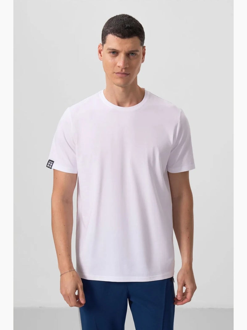 T-shirt comfort fit con girocollo tommy Bianco Nero - Kiabi
