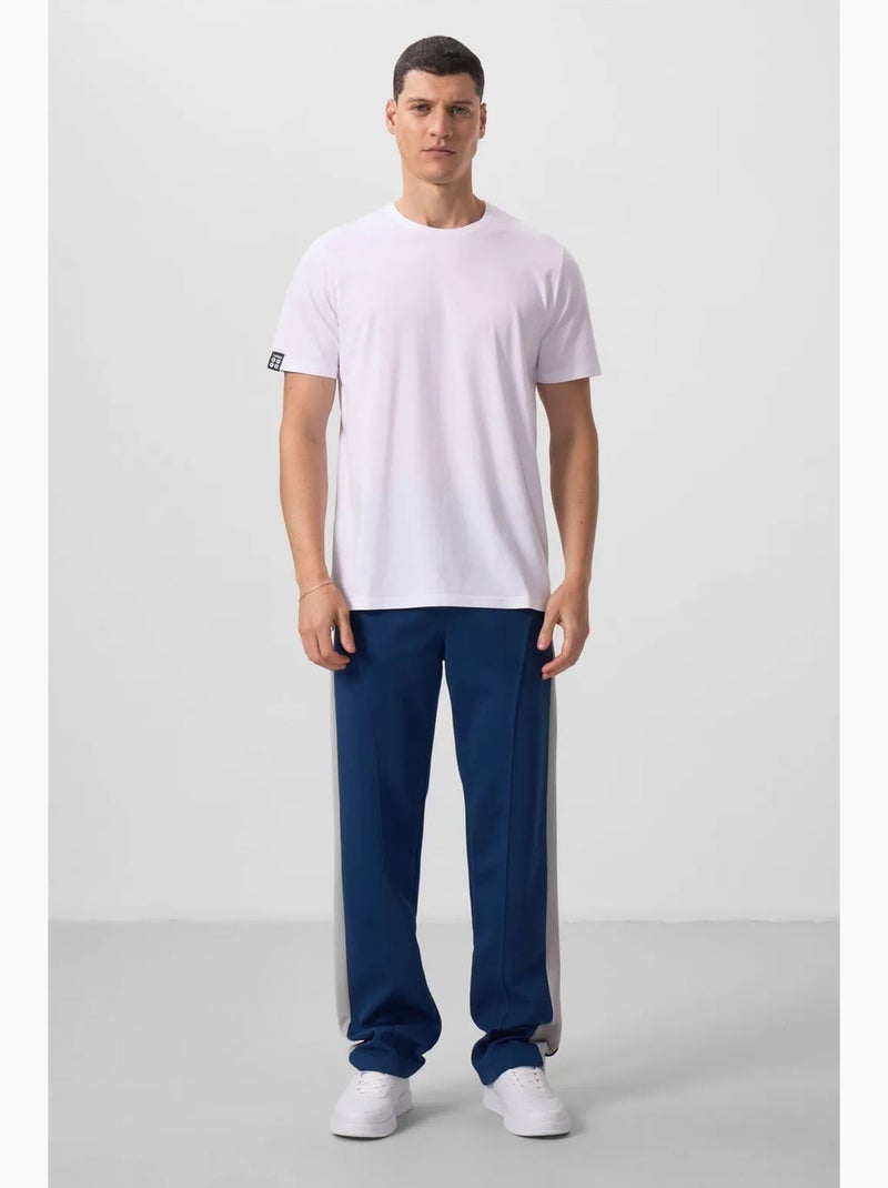 T-shirt comfort fit con girocollo tommy Bianco Nero - Kiabi