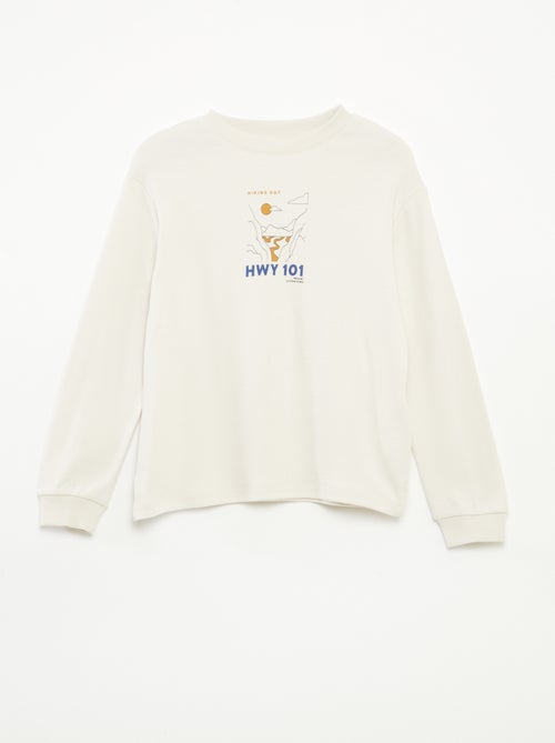 T-shirt comfort stampato - Kiabi